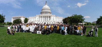 First rally in Washington DC