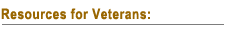 Resources for Vets